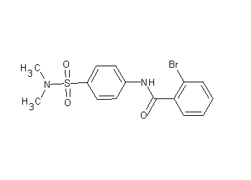 2-bromo-N-{4-[(dimethylamino)sulfonyl]phenyl}benzamide - Click Image to Close