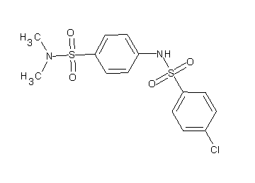 4-chloro-N-{4-[(dimethylamino)sulfonyl]phenyl}benzenesulfonamide - Click Image to Close