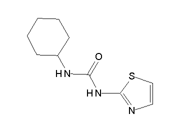 N-cyclohexyl-N'-1,3-thiazol-2-ylurea - Click Image to Close