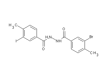 3-bromo-N'-(3-iodo-4-methylbenzoyl)-4-methylbenzohydrazide - Click Image to Close