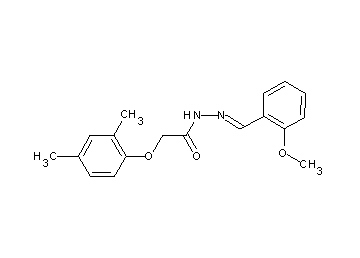 2-(2,4-dimethylphenoxy)-N'-(2-methoxybenzylidene)acetohydrazide - Click Image to Close