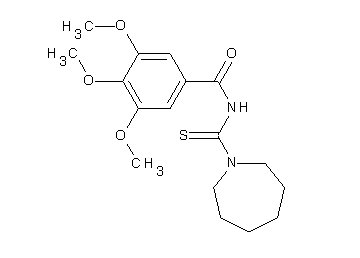 N-(1-azepanylcarbonothioyl)-3,4,5-trimethoxybenzamide - Click Image to Close