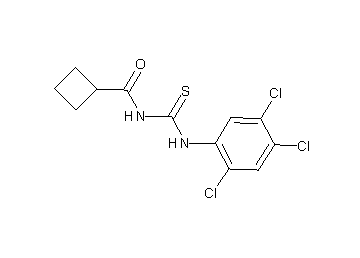 N-{[(2,4,5-trichlorophenyl)amino]carbonothioyl}cyclobutanecarboxamide - Click Image to Close
