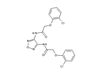 N,N'-1,2,5-oxadiazole-3,4-diylbis[2-(2-chlorophenoxy)acetamide] - Click Image to Close
