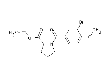 ethyl 1-(3-bromo-4-methoxybenzoyl)prolinate - Click Image to Close