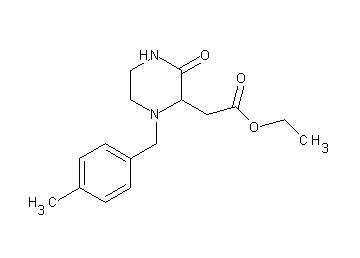 ethyl [1-(4-methylbenzyl)-3-oxo-2-piperazinyl]acetate - Click Image to Close