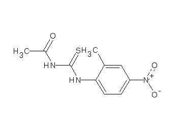 N-{[(2-methyl-4-nitrophenyl)amino]carbonothioyl}acetamide - Click Image to Close