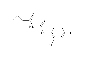 N-{[(2,4-dichlorophenyl)amino]carbonothioyl}cyclobutanecarboxamide - Click Image to Close