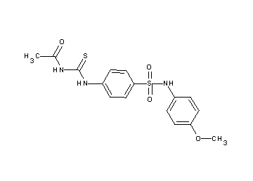 N-{[(4-{[(4-methoxyphenyl)amino]sulfonyl}phenyl)amino]carbonothioyl}acetamide - Click Image to Close