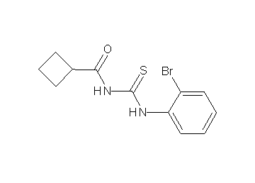 N-{[(2-bromophenyl)amino]carbonothioyl}cyclobutanecarboxamide - Click Image to Close
