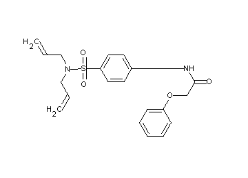 N-{4-[(diallylamino)sulfonyl]phenyl}-2-phenoxyacetamide - Click Image to Close