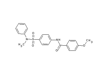 4-methoxy-N-(4-{[methyl(phenyl)amino]sulfonyl}phenyl)benzamide - Click Image to Close