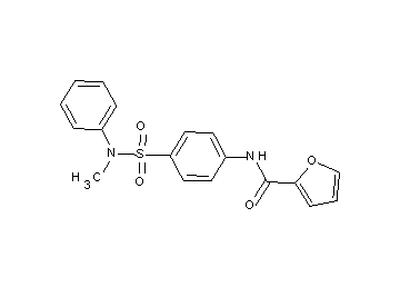 N-(4-{[methyl(phenyl)amino]sulfonyl}phenyl)-2-furamide - Click Image to Close