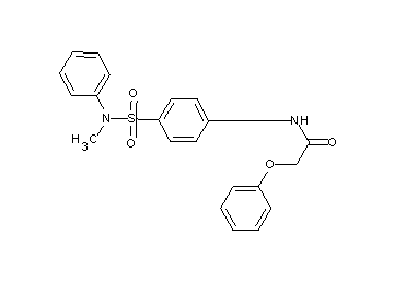 N-(4-{[methyl(phenyl)amino]sulfonyl}phenyl)-2-phenoxyacetamide - Click Image to Close