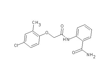 2-{[(4-chloro-2-methylphenoxy)acetyl]amino}benzamide - Click Image to Close