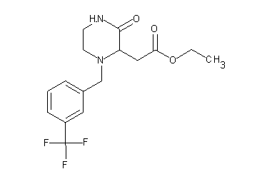 ethyl {3-oxo-1-[3-(trifluoromethyl)benzyl]-2-piperazinyl}acetate - Click Image to Close