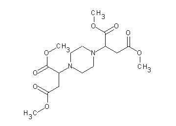tetramethyl 2,2'-(1,4-piperazinediyl)disuccinate - Click Image to Close