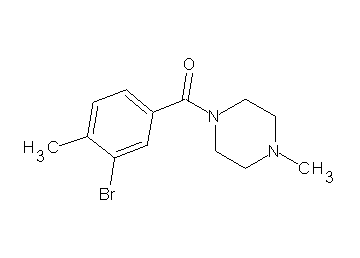 1-(3-bromo-4-methylbenzoyl)-4-methylpiperazine - Click Image to Close