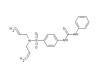 N,N-diallyl-4-[(anilinocarbonothioyl)amino]benzenesulfonamide - Click Image to Close