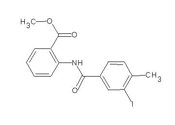 methyl 2-[(3-iodo-4-methylbenzoyl)amino]benzoate - Click Image to Close