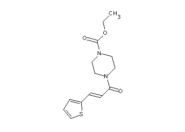 ethyl 4-[3-(2-thienyl)acryloyl]-1-piperazinecarboxylate - Click Image to Close