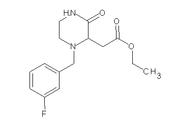 ethyl [1-(3-fluorobenzyl)-3-oxo-2-piperazinyl]acetate - Click Image to Close