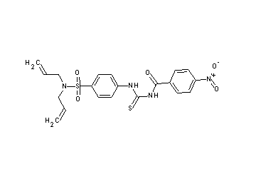 N-[({4-[(diallylamino)sulfonyl]phenyl}amino)carbonothioyl]-4-nitrobenzamide - Click Image to Close