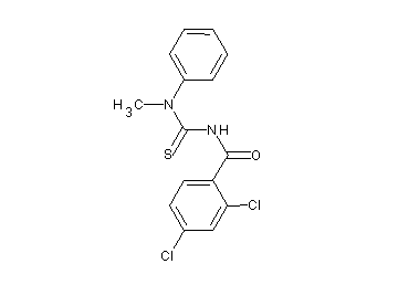 2,4-dichloro-N-{[methyl(phenyl)amino]carbonothioyl}benzamide - Click Image to Close
