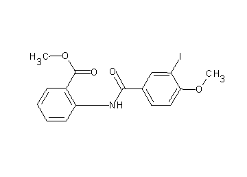 methyl 2-[(3-iodo-4-methoxybenzoyl)amino]benzoate - Click Image to Close