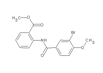 methyl 2-[(3-bromo-4-methoxybenzoyl)amino]benzoate - Click Image to Close