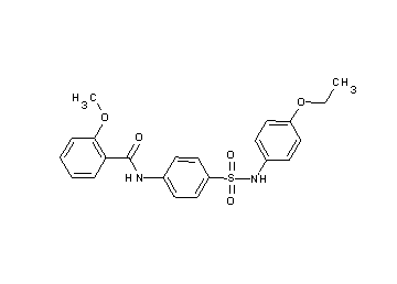 N-(4-{[(4-ethoxyphenyl)amino]sulfonyl}phenyl)-2-methoxybenzamide - Click Image to Close
