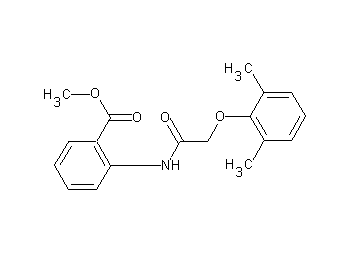 methyl 2-{[(2,6-dimethylphenoxy)acetyl]amino}benzoate - Click Image to Close