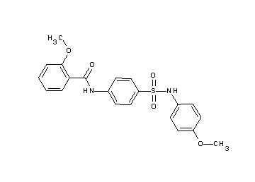 2-methoxy-N-(4-{[(4-methoxyphenyl)amino]sulfonyl}phenyl)benzamide - Click Image to Close
