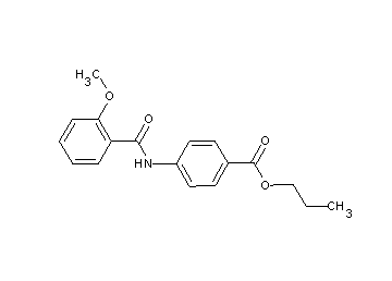 propyl 4-[(2-methoxybenzoyl)amino]benzoate - Click Image to Close