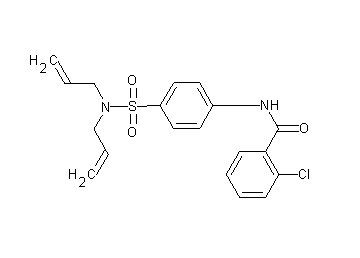 2-chloro-N-{4-[(diallylamino)sulfonyl]phenyl}benzamide - Click Image to Close