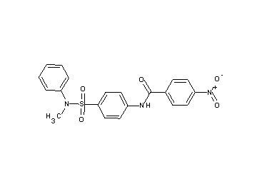 N-(4-{[methyl(phenyl)amino]sulfonyl}phenyl)-4-nitrobenzamide - Click Image to Close