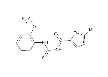 5-bromo-N-{[(2-methoxyphenyl)amino]carbonothioyl}-2-furamide - Click Image to Close