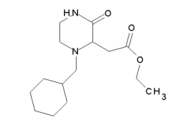 ethyl [1-(cyclohexylmethyl)-3-oxo-2-piperazinyl]acetate - Click Image to Close