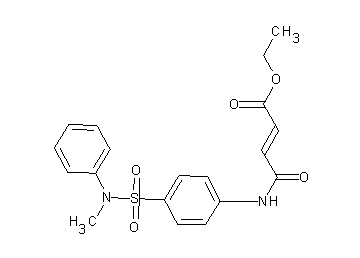 ethyl 4-[(4-{[methyl(phenyl)amino]sulfonyl}phenyl)amino]-4-oxo-2-butenoate - Click Image to Close