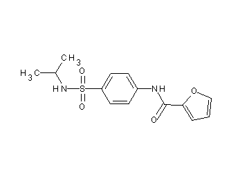N-{4-[(isopropylamino)sulfonyl]phenyl}-2-furamide - Click Image to Close
