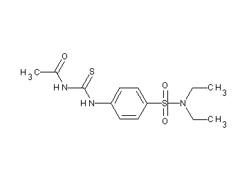 N-[({4-[(diethylamino)sulfonyl]phenyl}amino)carbonothioyl]acetamide - Click Image to Close