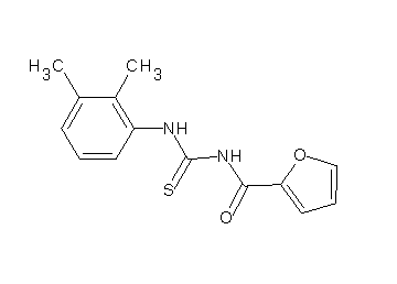 N-{[(2,3-dimethylphenyl)amino]carbonothioyl}-2-furamide - Click Image to Close