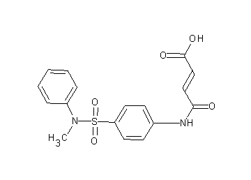 4-[(4-{[methyl(phenyl)amino]sulfonyl}phenyl)amino]-4-oxo-2-butenoic acid - Click Image to Close