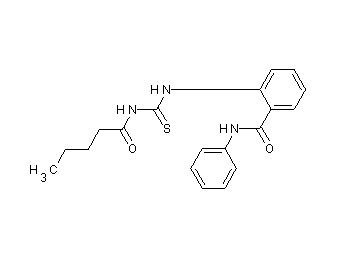 2-{[(pentanoylamino)carbonothioyl]amino}-N-phenylbenzamide - Click Image to Close