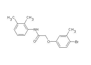 2-(4-bromo-3-methylphenoxy)-N-(2,3-dimethylphenyl)acetamide - Click Image to Close
