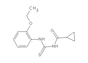 N-{[(2-ethoxyphenyl)amino]carbonothioyl}cyclopropanecarboxamide - Click Image to Close