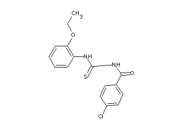 4-chloro-N-{[(2-ethoxyphenyl)amino]carbonothioyl}benzamide - Click Image to Close