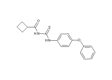 N-{[(4-phenoxyphenyl)amino]carbonothioyl}cyclobutanecarboxamide - Click Image to Close