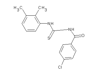 4-chloro-N-{[(2,3-dimethylphenyl)amino]carbonothioyl}benzamide - Click Image to Close