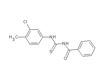 N-{[(3-chloro-4-methylphenyl)amino]carbonothioyl}benzamide - Click Image to Close